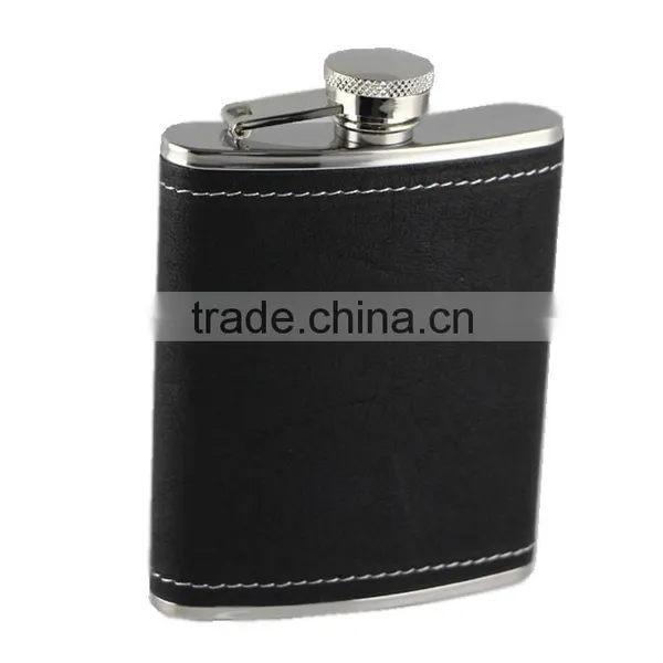 Stainless Steel Disposable Leather Liquor Flask photo-4