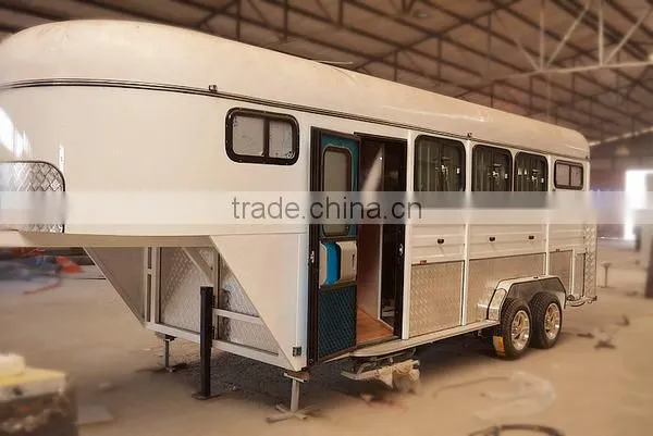 Austraila HOT SALE Large Horse Trailer, Classic Horse Trailers, Gooseneck Horse Trailer Quality Choice photo-2