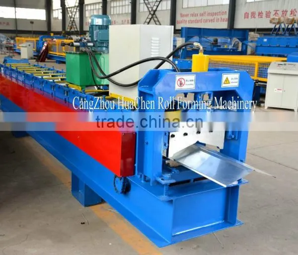 China Top Supplier Metal Roof Ridge Cap Roll Forming Machine photo-3