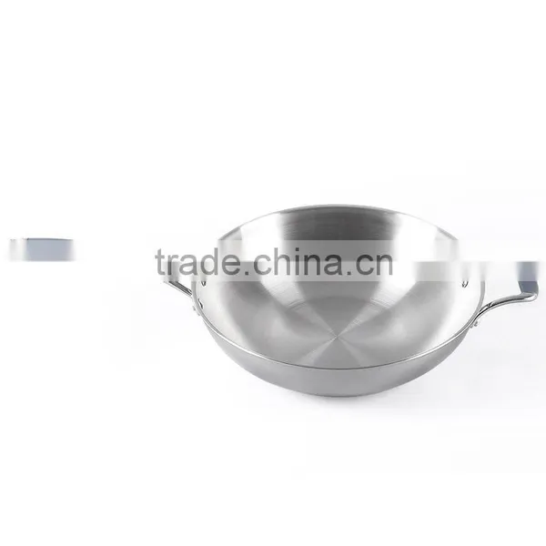 Stainless Steel Korean Wok With Glass Lid photo-2