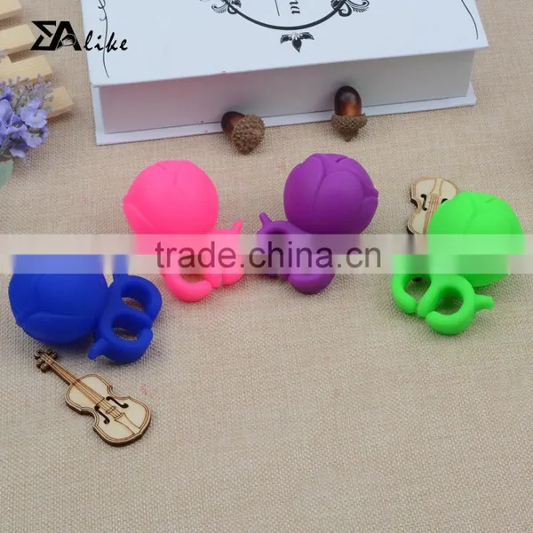Custom Acrylic Rubber Silicone Wearable Nail Polish Bottle Holder photo-3