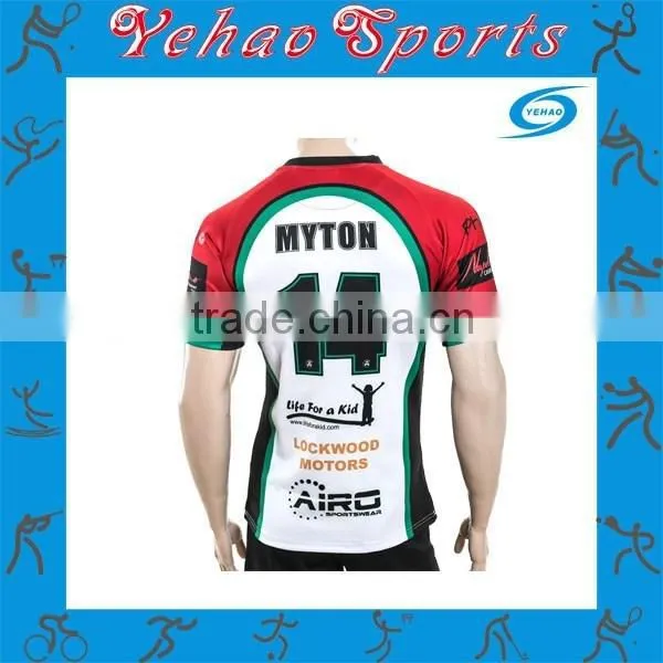 New Design Reasonable Price Full Dye Sublimation Rugby Jersey photo-2