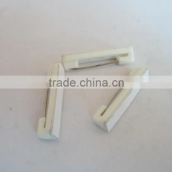 White Color Plastic Adhesive Safety Pin for Garments photo-3