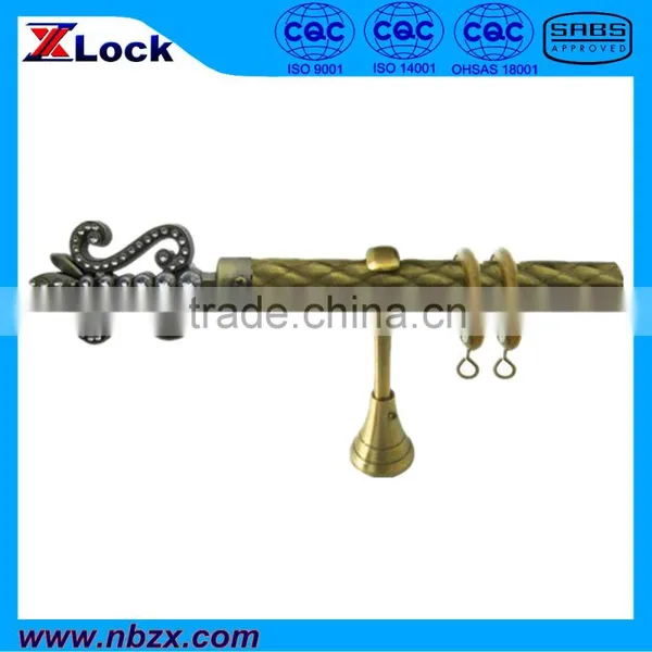 T28 Antique Brass Curtain Rod photo-2