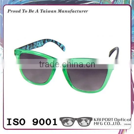 Particular Neon Color Optical Frame Matched Tortoiseshell Temples Plastic Sunglasses photo-2