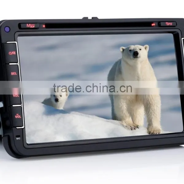 8" Car Navigation Bluetooth Map 3g cd Usb Dvd For VW PASSAT SEAT Altea Amarok Sharan Toledo Jetta Multivan T5 Polo V 6R