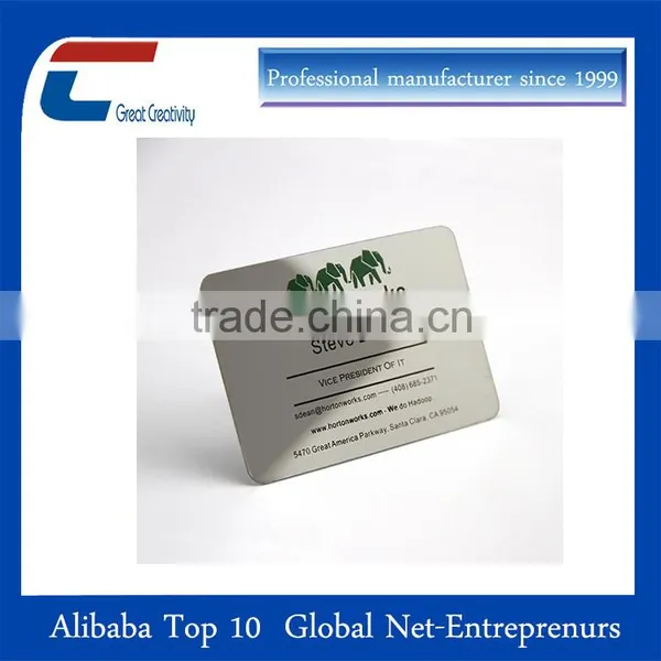 Stainless Steel Silk Screen Printing Business Card photo-2