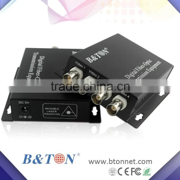 4ch Analog Video 1RS485 Data 20km Fiber Optical Video photo-2