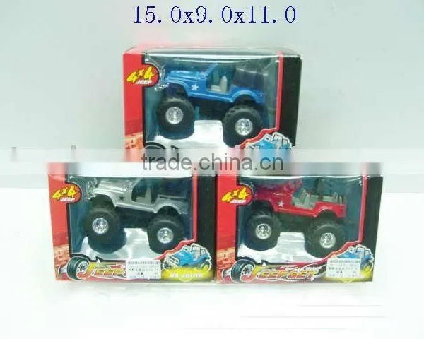 A variety of alloys Pull back car (no returns)