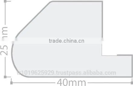 Pvc Moulding Mdf Crown Profile, Cornice photo-3