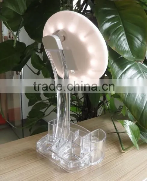 Makeup Mirror Vanity Organizer Led Lighted Mirror Powerme photo-6