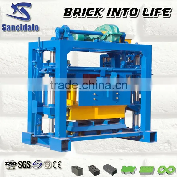 QT40-2 Automatic Hollow Brick Making Machine Building Material China Supplier Sancidalo Block Machine