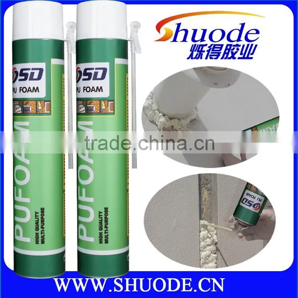 High Density 750ml Polyurethane Sealant Manufacture Joine Mixure PU FOAM