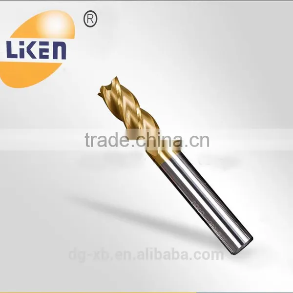 4 Flute Long Shank Square End Mill Solid Carbide Suqare CNC Cutting Tools photo-4
