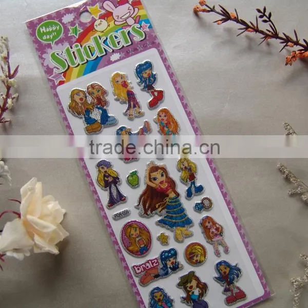 2015 Hot Selling High Quality Promotional Colorful Kid's Puffy Sticker photo-2