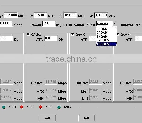 ASI Dvb--c Qam Modulator(4 ASI IN,4 QAM RF Out) photo-4