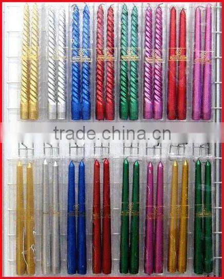 10 Inch Spiral Candle Taper Candle Dinner Candle