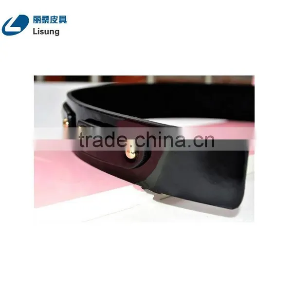 Fashion Studs Genuine Leather Women Waist Belt With Tassel photo-4