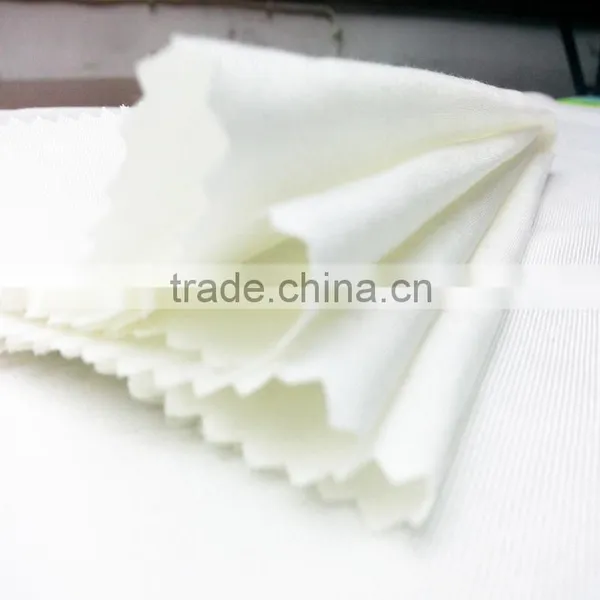 2016 Xiangsheng 30s Cotton/rayon Plain Dyeing Woven Pure White Tabby Fabric photo-2
