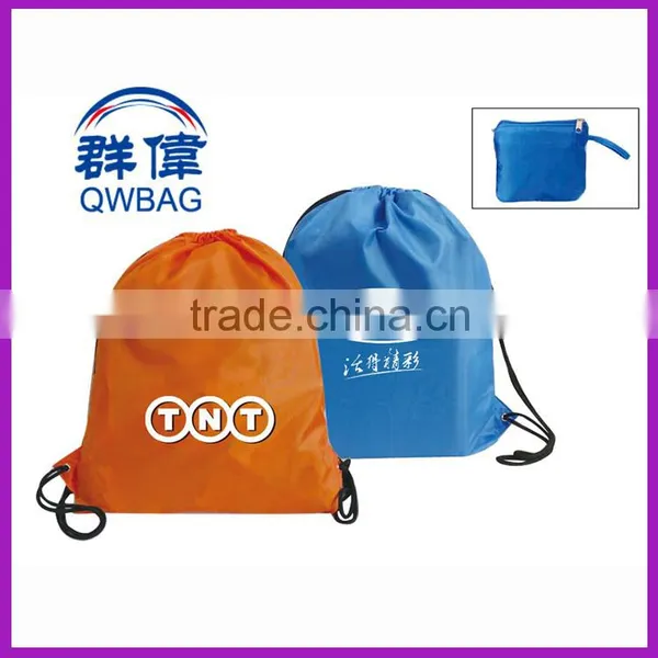 2015 Wholesale Eco-friendly Draw-string 190T/210D/polyester/nylon Bag photo-5