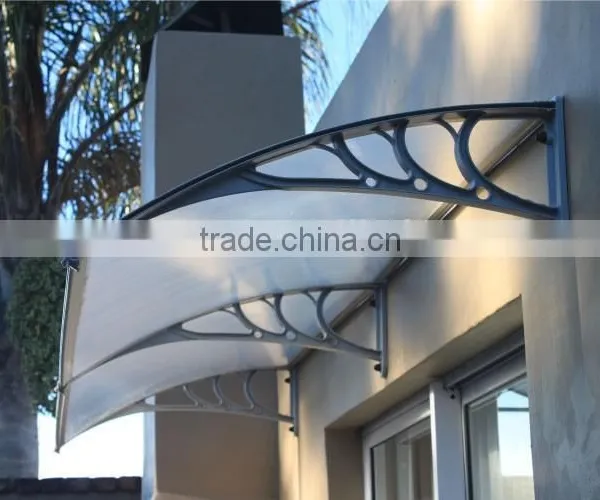 DIY Manual Clear Transparent Plastic Polycarbonate Awning photo-3