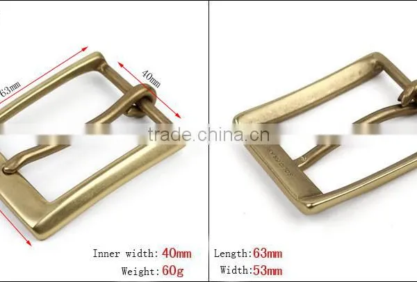 Pin Belt Buckle 40mm Solid Brass Pin Buckle Pin Belt Buckle