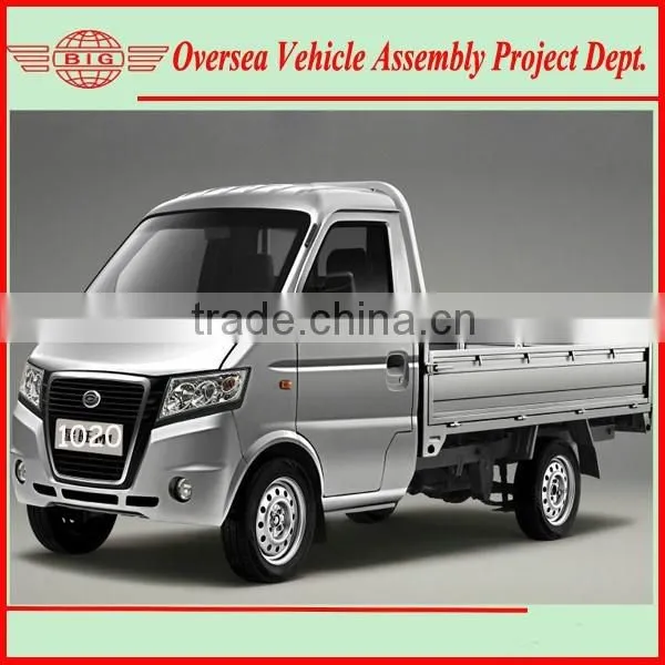 Assemble RHD/LHD Single Cabin Petrol Mini Truck 1ton With SKD/CKD