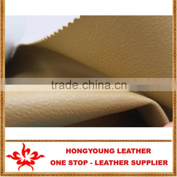 Fashionable 100% Pig Skin pu Leather Syntheic for Making Shoe Upper,from Hongyoung Leather