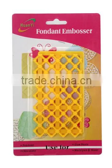 New Fondant Cake Decorating Tools Embosser Cutter Icing Embosser Mould Mold photo-4