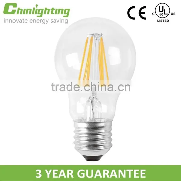 UL Energy Listed E26 E27 Edison A19 Dimmable Filament Led Bulb 2700k Supplier's Choice photo-2
