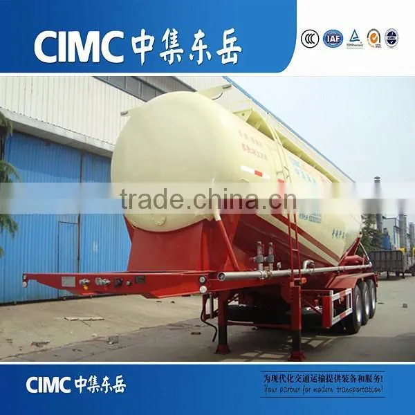 CIMC Silo Type Cement Trailer , Bulk Cement Tanker Price photo-4