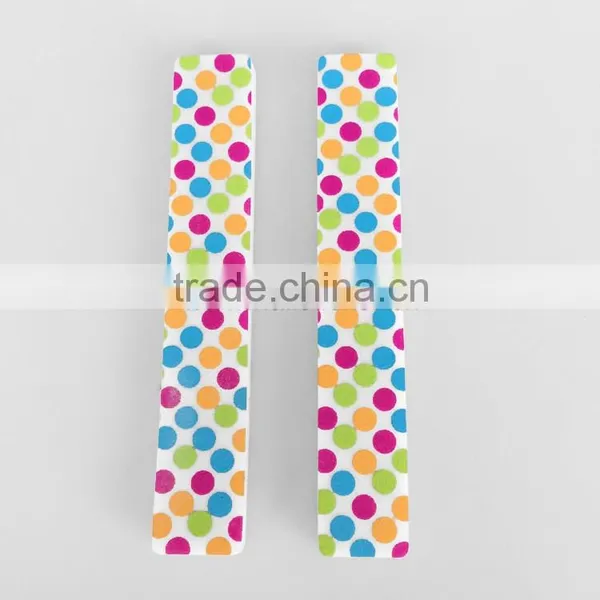 Korean Quality Custom Personalized Colorful Double Side Nail File Colorful Sponge Nail Buffer Manicure Tools Factory photo-3