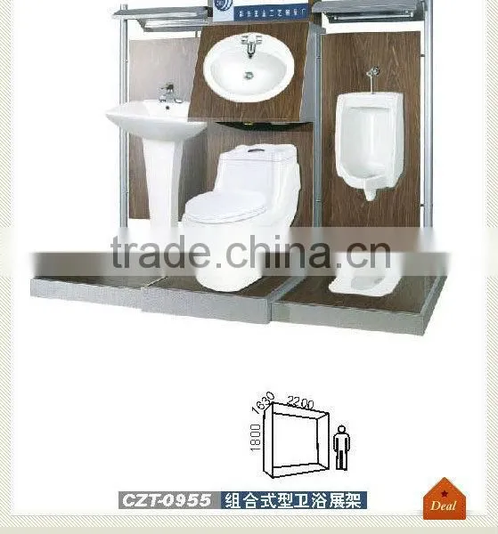 Assorted metal display display rack