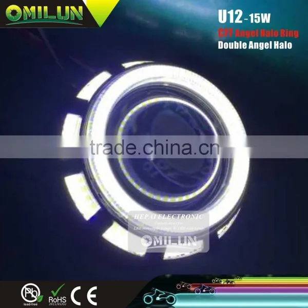 Factory Direct Wholesale Item U12 12-80V 15W LED Projector Lamp With Devil Eye Quality Choice photo-4