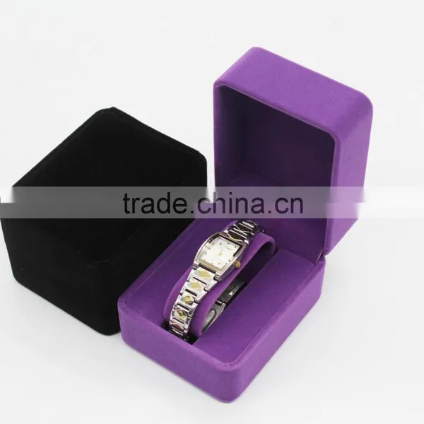 Flocking Watch Travel Case Women Wholesale Watch Storage Box photo-2