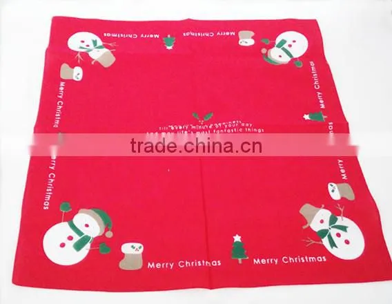 Printing Patten Christmas Handkerchief Wholesale photo-2