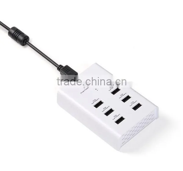 6usb Charger for Mobile Phone USB Charger Desktop AC Wall Adapter Multifunction USB Wall Charger photo-6