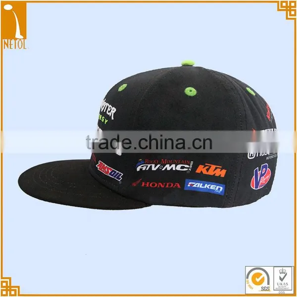 2016 New 6 Panels Flat Full Head Logos Custom Snapback Baseball Caps photo-2