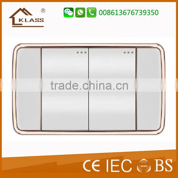 Coloured Decorative Two Pin Double Wall Electricity Mains Socket photo-3