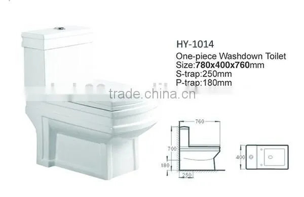 The Middle East Luxury Square Ceramic WC Toilet photo-2