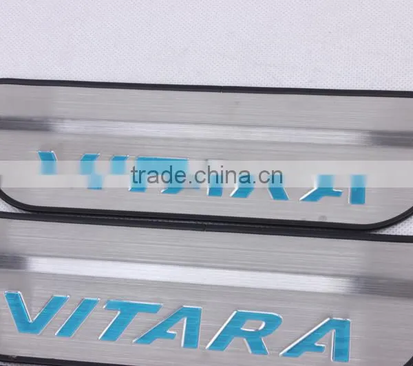 For Suzuki Grand Vitara Accessories 2016 2017 ABS Chrome Door Scuff Sill Plate 4pcs photo-3