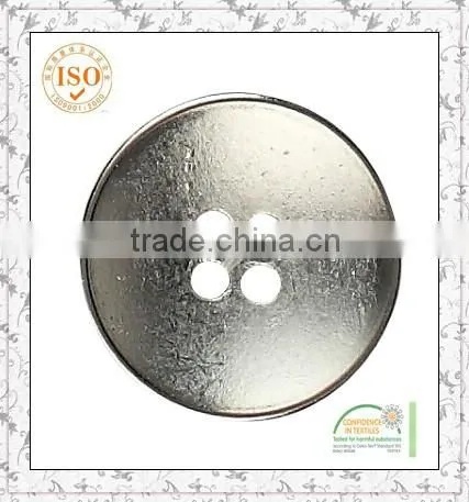 Oeko-tex Approved Custom Made 4-hole Metal Button photo-5