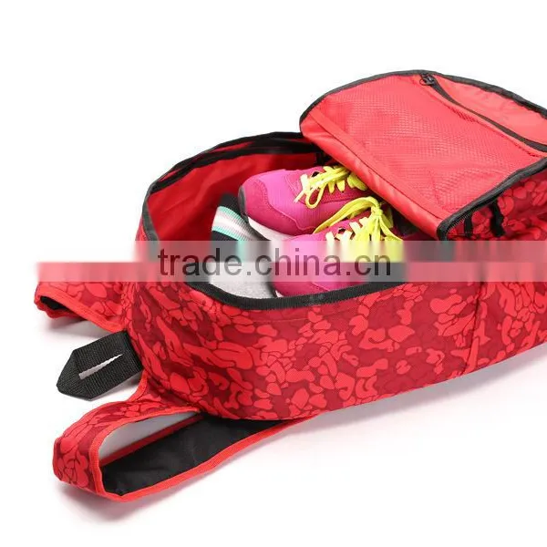 Manufacturer China 2016 New Fashion School Supply Red Oxford School Bag for Girls photo-4