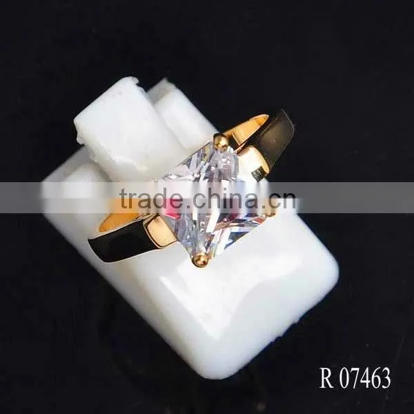 Wholesale 925 Silver Clear Diamond Gold Plated Couple Jewelry photo-2
