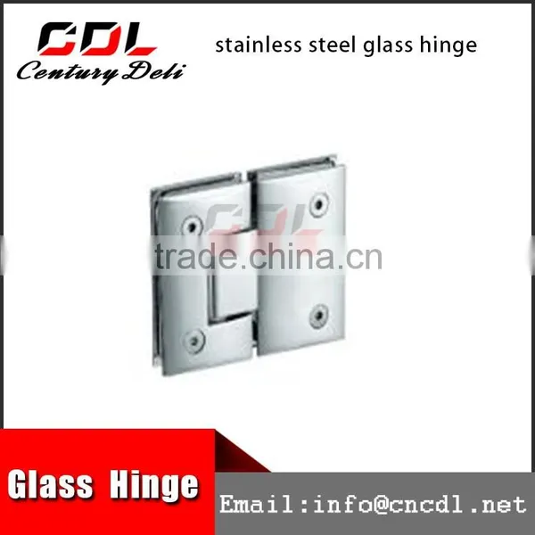 Stainless Steel Bathroom Round Glass Shower Hinge
