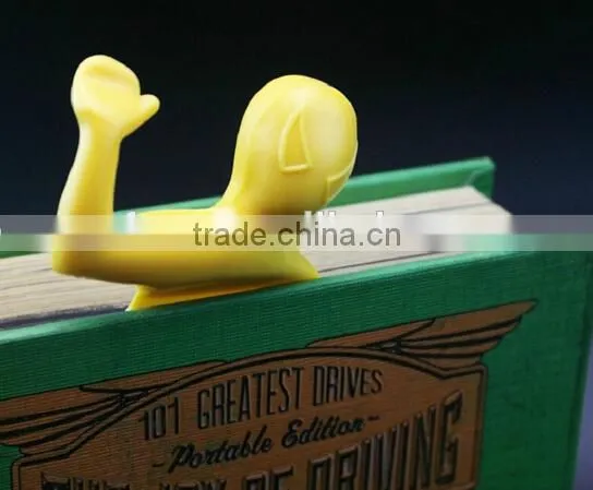 Hot selling silicone bookmark/fancy bookmark/3d bookmark