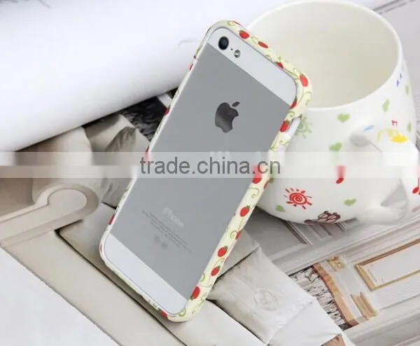 Lovely Country Style For Iphone6 Bumper Case Two Parts With Pastoralism Broken Flower photo-5