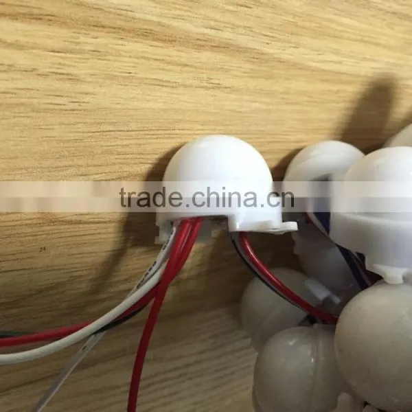 Color Changing 3 LEDs SMD5050 RGB Full-color 30mm Diameter Led Dot Light With Lens photo-4
