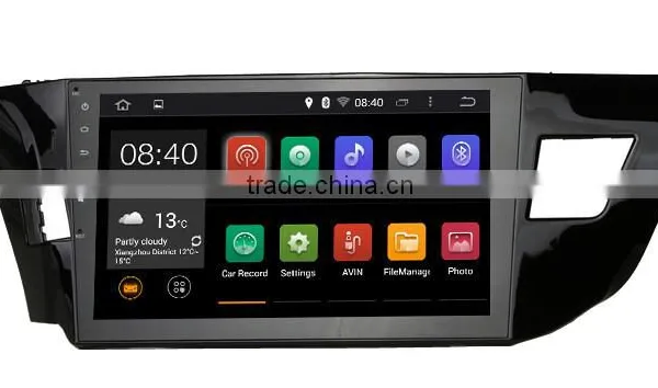 10.2 Inch Android 4.4.4 Stereo for Corolla 2014 GPS 1024*600 1.6G CPU Radio Headunit Free Map GPS Navi Browser Navi photo-6