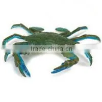 Imprinted Stuffed Plush Blue Crab Toy Promotional Logo Customized Soft Animal Toys
